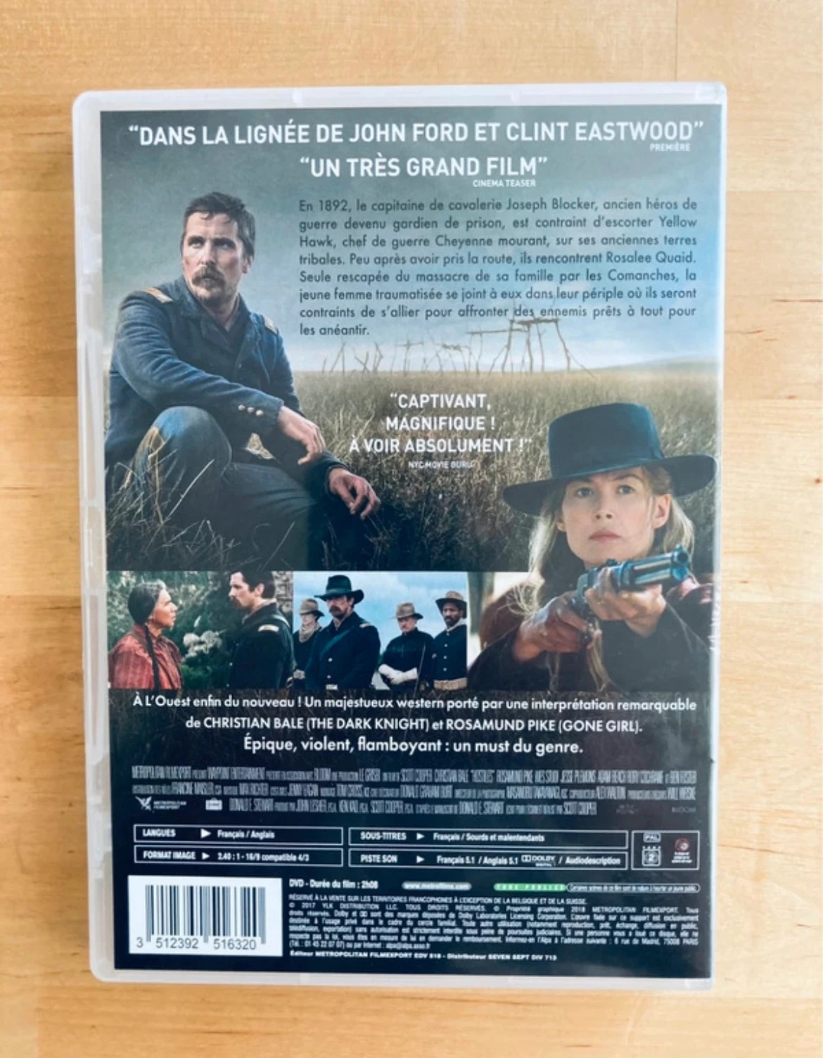 DVD Hostiles Christian Bale. – photo 3